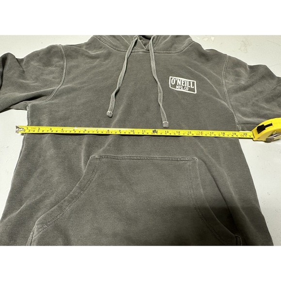 O’Neill Mens Regular Size Long Sleeve Hoodie. Pullover Front Pocket Gray. Size S - Picture 3 of 5